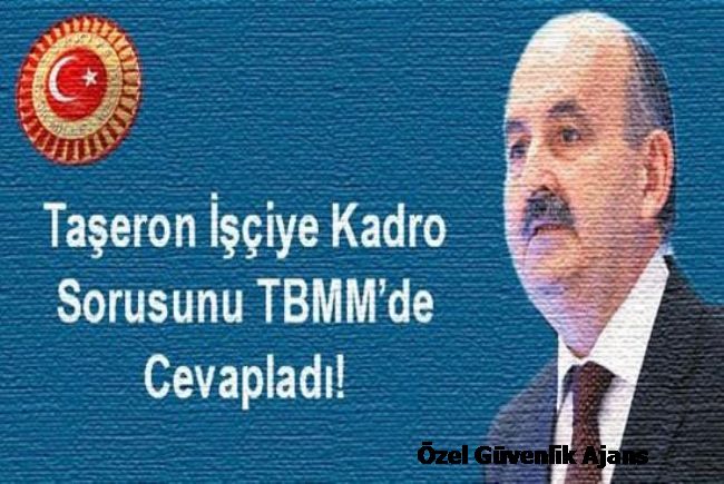 Bakan Müezzinoğlu Taşerona Kadro İçin TBMM'de Konuştu