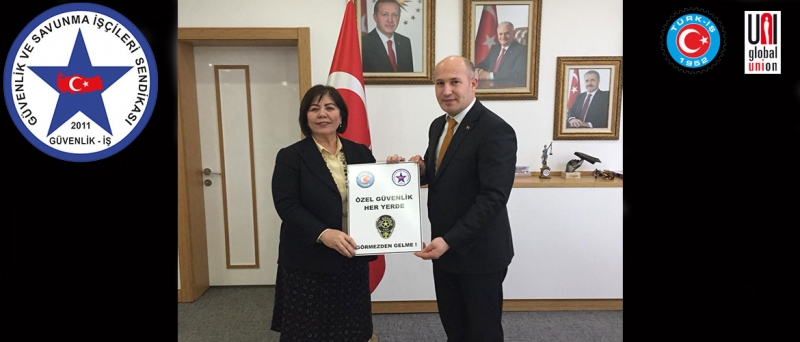 Güvenlik-İş Sendikası'dan DHMİ Genel Müdürü Ocak'a ziyaret