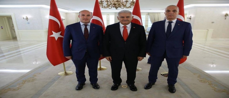 Güvenlik-İş Sendikası Genel Başkanı Ömer Çağırıcı Başbakan Yıldırım'la Görüştü