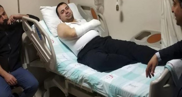 Hemşireyi Korumaya Çalışan Özel Güvenlik Görevlisi Darp Edildi
