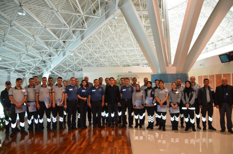 Kars’ta Özel Güvenlik Görevlilerine Teşekkür Belgesi Verildi