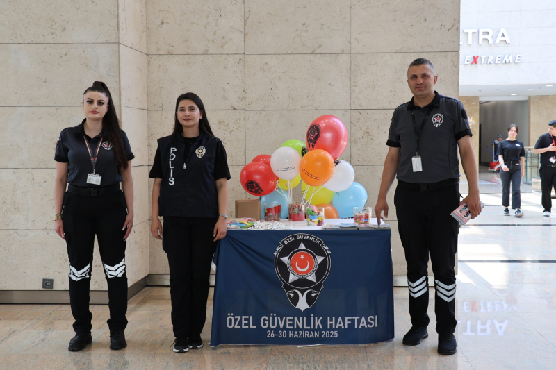 Özel Güvenlik Haftasında AVM’lerde Farkındalık Stantları Kuruldu