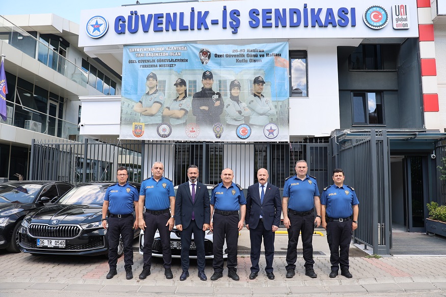 EGM Özel Güvenlik Denetleme Başkanı Aydın Uğurlu’ndan Güvenlik-İş’e Ziyaret